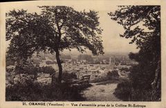 CPA Orange Vue D'Ensemble Prise De La Colline St Eutrope