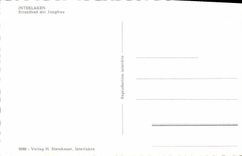 MODERN CARD Interlaken Strandbad MIT Jungfrau