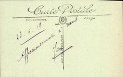 Burdeos de la POSTAL de la VENDIMIA la catedral Andre santo