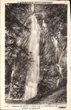 VINTAGE POSTCARD Environs of the Mount Gilds And Of Bourboule Cascade De Queureilh