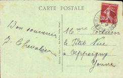 CPA Environs du Mont Dore Et De La Bourboule Cascade De Queureilh