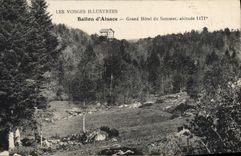 CPA Ballon D'Alsace Grand Hotel Du Sommet 