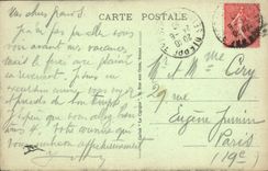 VINTAGE POSTCARD Rouen Old woman House Of the 15th Century Street St Romain