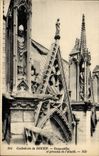 VINTAGE POSTCARD Rouen Waste-gas mains And Pinnacles De I' Abside