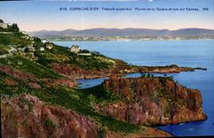CPA Corniche D'Or Theoule Superieur Pointe De La Galere Et Vue Sur Cannes