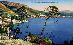 CPA Theoule Vue Generale Et La Baie
