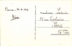 CPA Cannes Vue Generale Prise Du Sud Bateaux