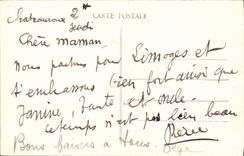 VINTAGE POSTCARD Chateauroux Panoramic View