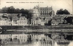 CPA Blois Le chateau et la Loire 
