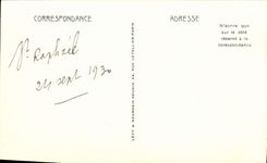 Raphael santo de la POSTAL de la VENDIMIA la playa de Corailleurs y de chalets