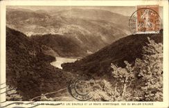 CPA Vallee De La Doller Le Lac D'Alfeld Et La Route Strategique Vue Du Ballon D'Alsace