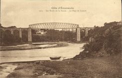 CPA Cote D'Emeraude Les Bords De La Rance Le Pont De Lessart