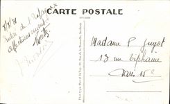 VINTAGE POSTCARD Behobie View the International Bridge