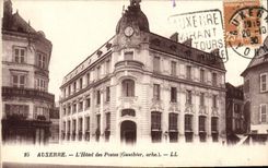 CPA Auxerre L'Hotel Des Postes