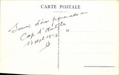 VINTAGE POSTCARD Cape D' Antibes the Semaphore And the Lighthouse