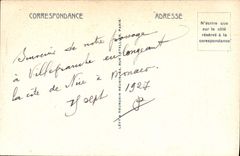 CPA Villeranche Sur Mer La Ville Et La Rade Bateaux