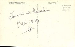 VINTAGE POSTCARD Beaulieu On Sea the Public garden