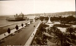 CPA Nice Promenade des Anglais et palais de la jetee