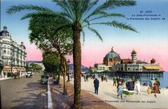 CPA Nice La Jetee Promenade Et La Promenade des Anglais