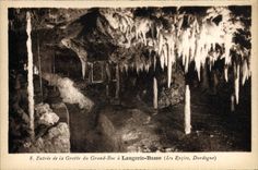 CPA Entree de la grotte du Grand Roc a Laugerie Basse 