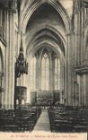 VINTAGE POSTCARD Interior Evreux De I' Eglise Taurin Saint