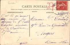 VINTAGE POSTCARD Interior Evreux De I' Eglise Taurin Saint