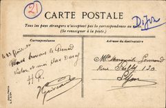 VINTAGE POSTCARD Dijon Museum Room Of the Tpmbeaux Guards Of the Dukes Of Burgundy