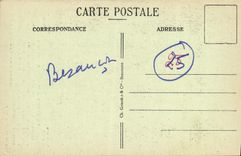 Reloj astronómico de Besanzón de la POSTAL de la VENDIMIA