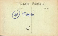 VINTAGE POSTCARD Troyes the Church Holy Nizier