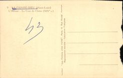 VINTAGE POSTCARD the Chair God the Abbey Court Of the Cloister