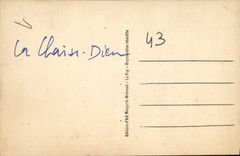 VINTAGE POSTCARD the Chair God Abbey church the jube