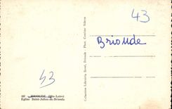 CPM Brioude Eglise Saint Julien De Brioude 