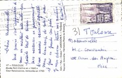 CPM Toulouse Musee Petit Cloitre Cour Renaissance