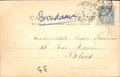 Burdeos de la POSTAL de la VENDIMIA la base del monumento del de Gironda unas