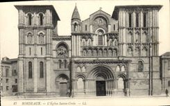 CPA Bordeaux L'Eglise Sainte Croix