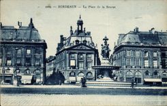 CPA Bordeaux La Place De La Bourse