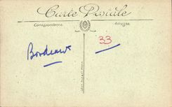 Burdeos de la POSTAL de la VENDIMIA la puerta del paladar