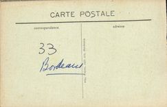 Cruz santa de la iglesia de Burdeos de la POSTAL de la VENDIMIA