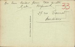 CPA Bordeaux Le Jardin Public La Terrasse