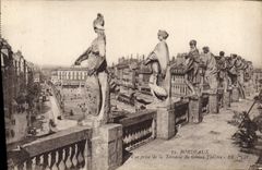 CPA Bordeaux Vue Prise De La Terrasse Du Grand Theatre