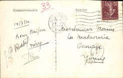 Burdeos de la POSTAL de la VENDIMIA los callejones De Tourny