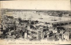 CPA Bordeaux Panorama Et La Gironde
