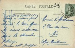 Iglesia co de Burdeos de la POSTAL de la VENDIMIA. Cruz