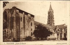 CPA Toulouse Eglise St Sernin