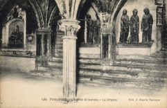 CPA Toulouse L'Eglise St Sernin La crypte