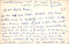 VINTAGE POSTCARD Interior Combourg of Castle Large living room