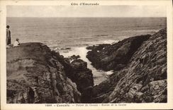 CPA Cancale Pointe du Grouin Entree de la grotte