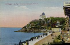 CPA Dinard La digue promenade et pointe du Moulinet 