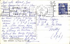 CPA Dinard la Plage de l'ecluse