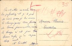 VINTAGE POSTCARD Dinard Dimensions Emerald the beach